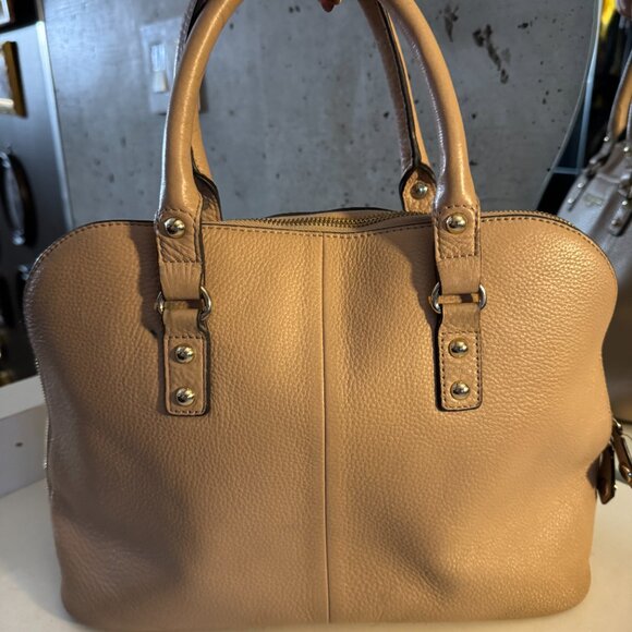 Karl Lagerfeld Blush Pink Leather Bag - Picture 4 of 12